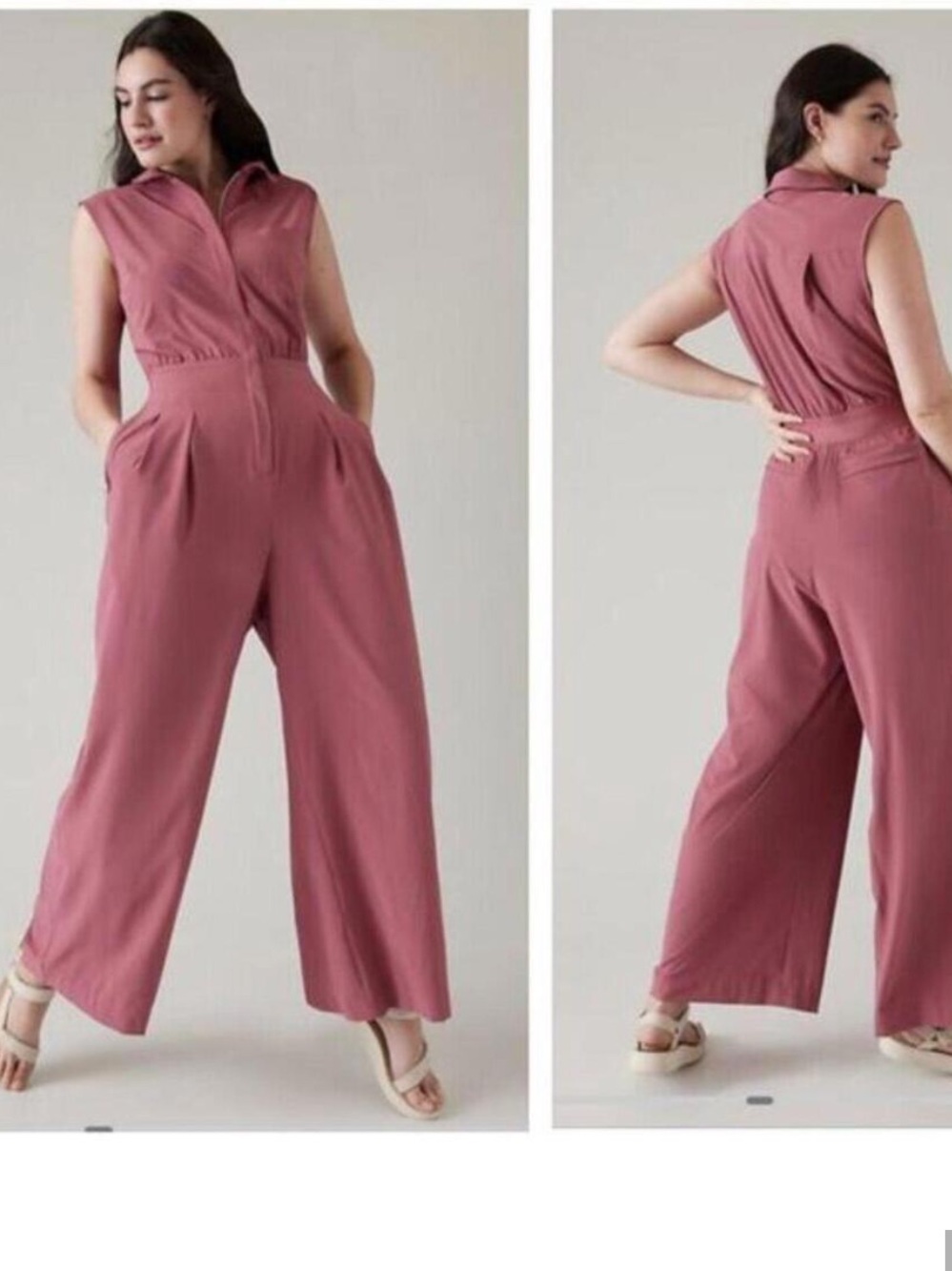 Athleta Brooklyn Heights wide leg jumpsuit